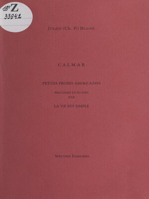cover image of Calmar